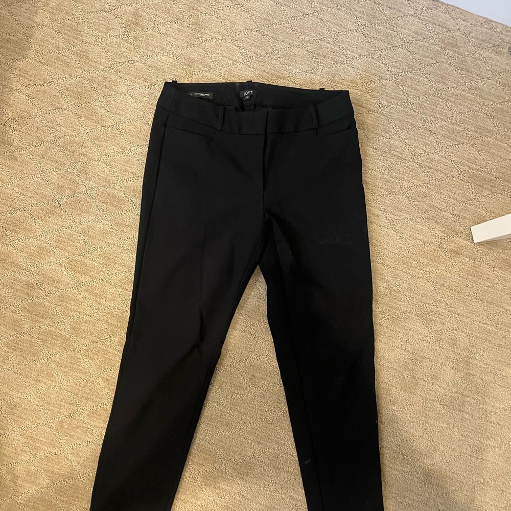 LOFT Black Women's Trousers